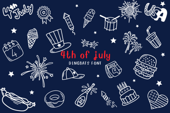 4th of July Font for Campaigns