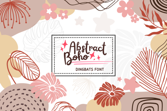 Abstract Boho: A Creative Font for Branding and Design