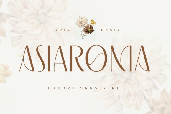 Asiaroma: A Serif Font for Elegant Craft Projects