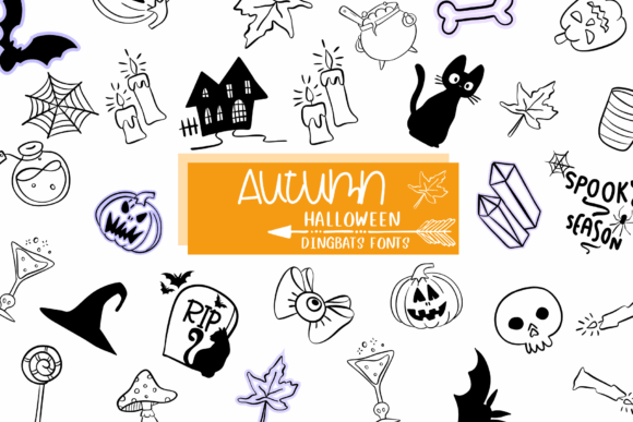 Autumn Halloween: A Spooky Font for Creative Crafters