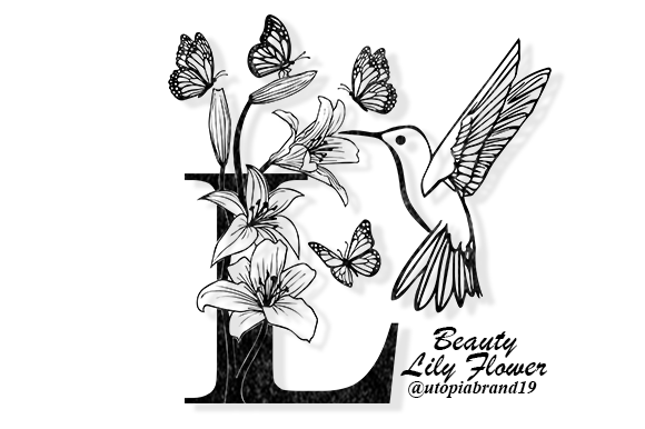 Beauty Lily Flower: A Decorative Font for Stunning Visual Communication