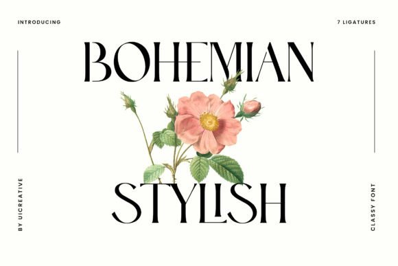 Bohemian Stylish: A Serif Font That Elevates Your Campaigns