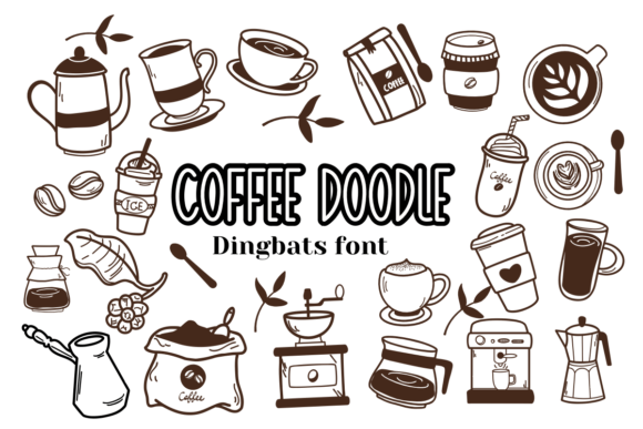 Coffee Doodle: A Sketchy Typographic Twist for Creative Branding