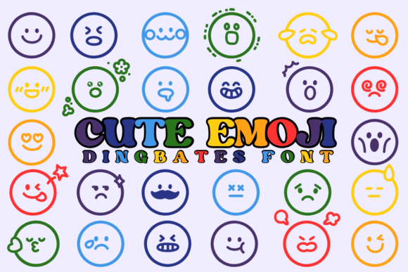 Cute Emoji Font: A Creative Tool for Campaign Design