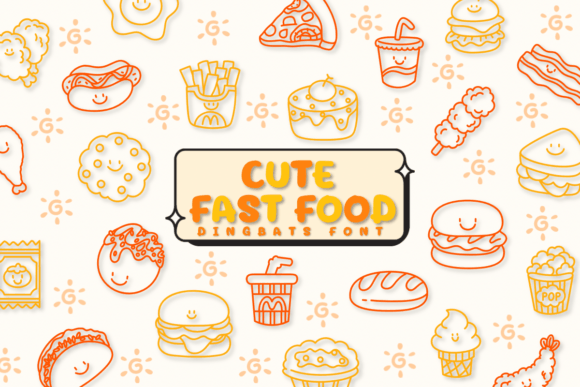 Cute Fast Food: A Font That Adds Charm to Editorial Design