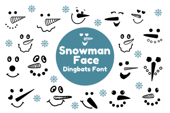 Font Choice That Stands Out: Snowman Face for Campaigns