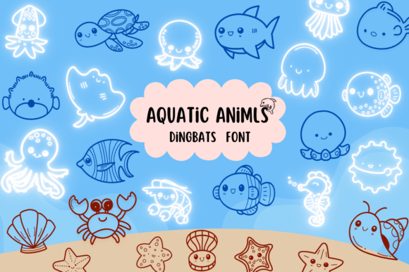 Font That Makes Your Brand Pop: Aquatic Animls