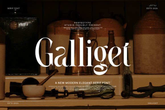 Galliget: A Serif Font for Thoughtful Editorial Design