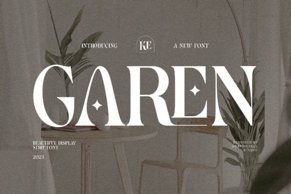 Garen: A Serif Font for Timeless Editorial Design