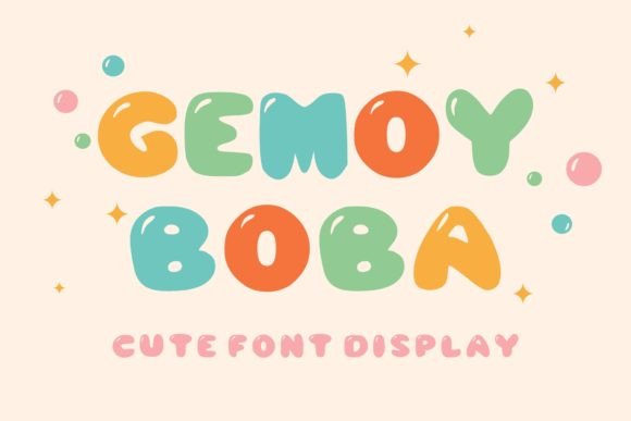 Gemoy Boba: The Font That Elevates Your Brand