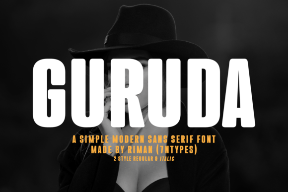 Guruda: A Font for Sophisticated Branding