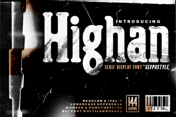 Highan: A Serif Font That Adds Character to Branding