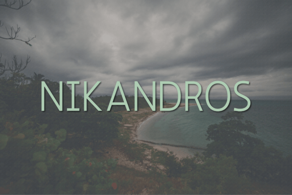 Nikandros: A Font That Fits the Modern Brand