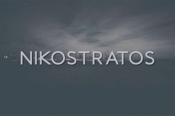 Nikostratos: A Modern Sans Serif for Bold Branding