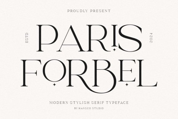 Paris Forbel: A Serif Font That Elevates Branding