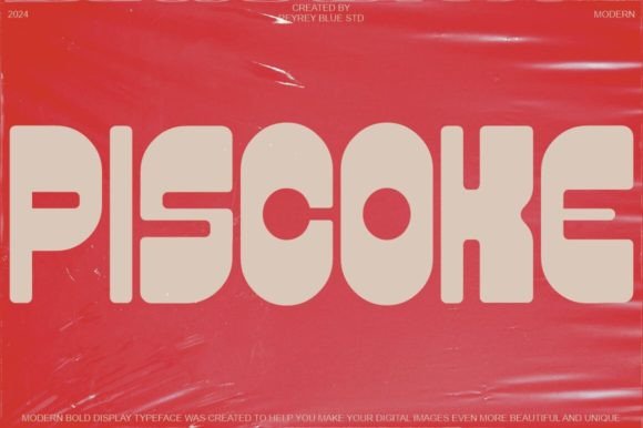 Piscoke: A Font That Elevates Branding with Style and Substance