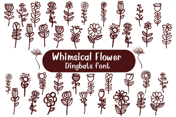 Whimsical Flower: A Font That Elevates Branding with Charm and Character